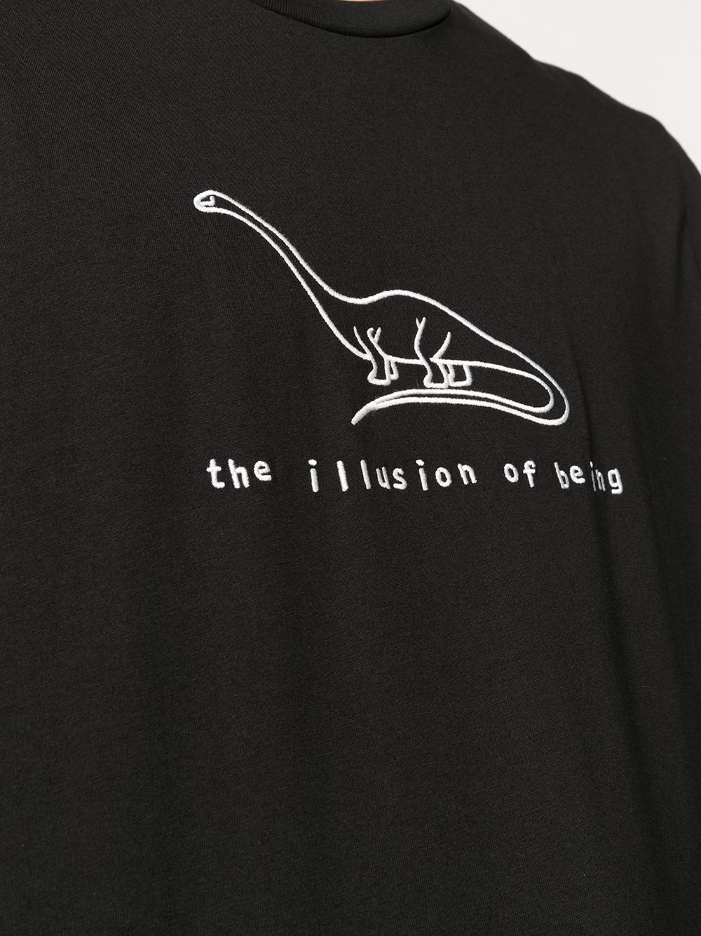 dinosaur embroidery T-shirt - 5