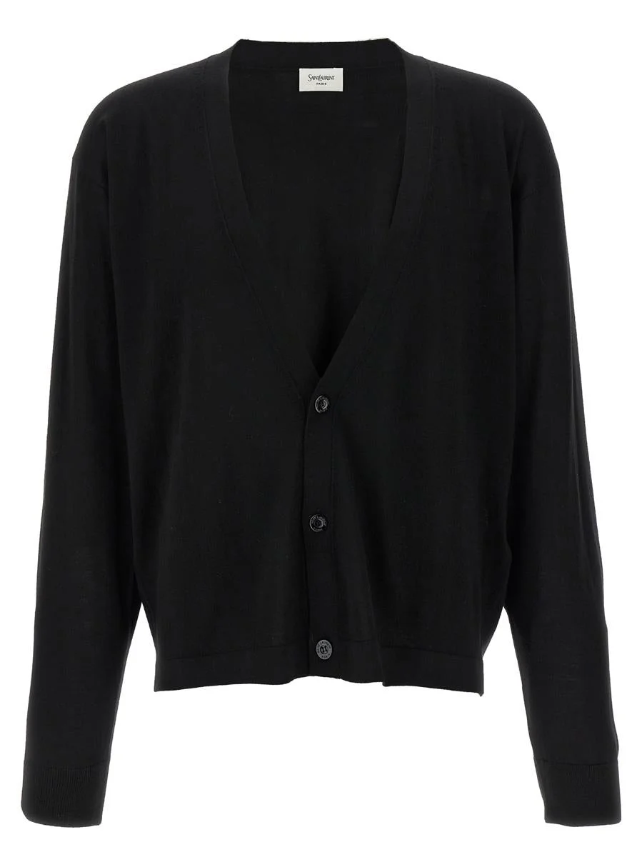 Saint Laurent Wool Cardigan - 1