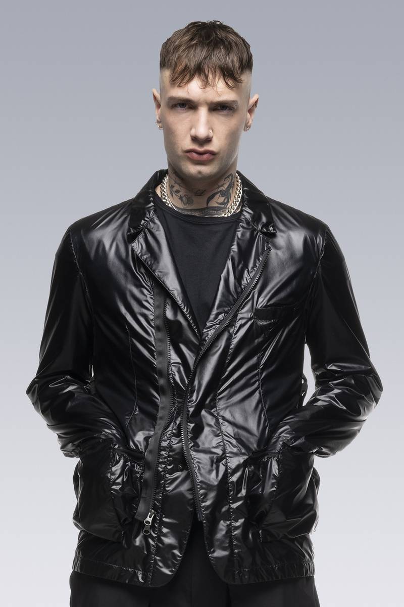 ACRONYM J29U-PX HD Nylon Modular Blazer Black | REVERSIBLE