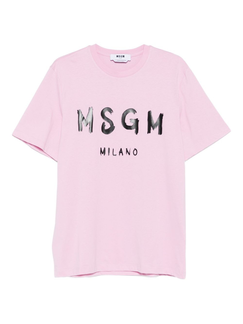 logo-lettering T-shirt 1