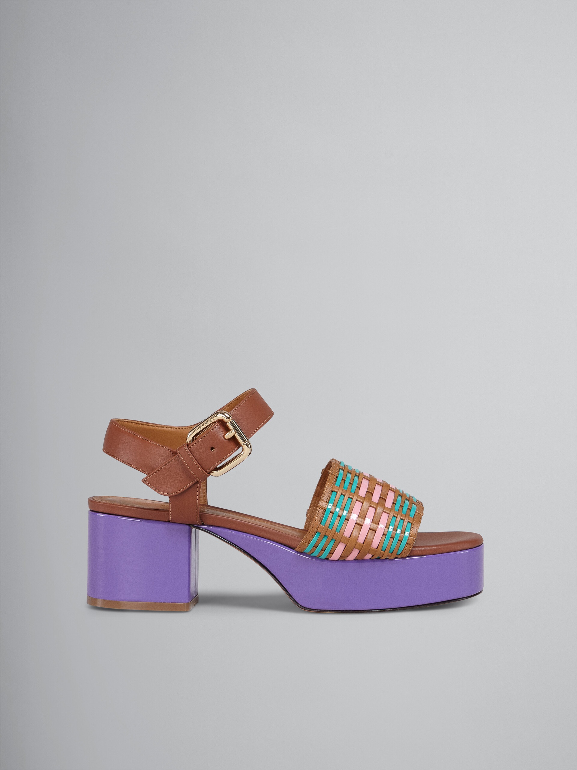HAND WOVEN VEGETABLE-TANNED LEATHER SANDAL - 1