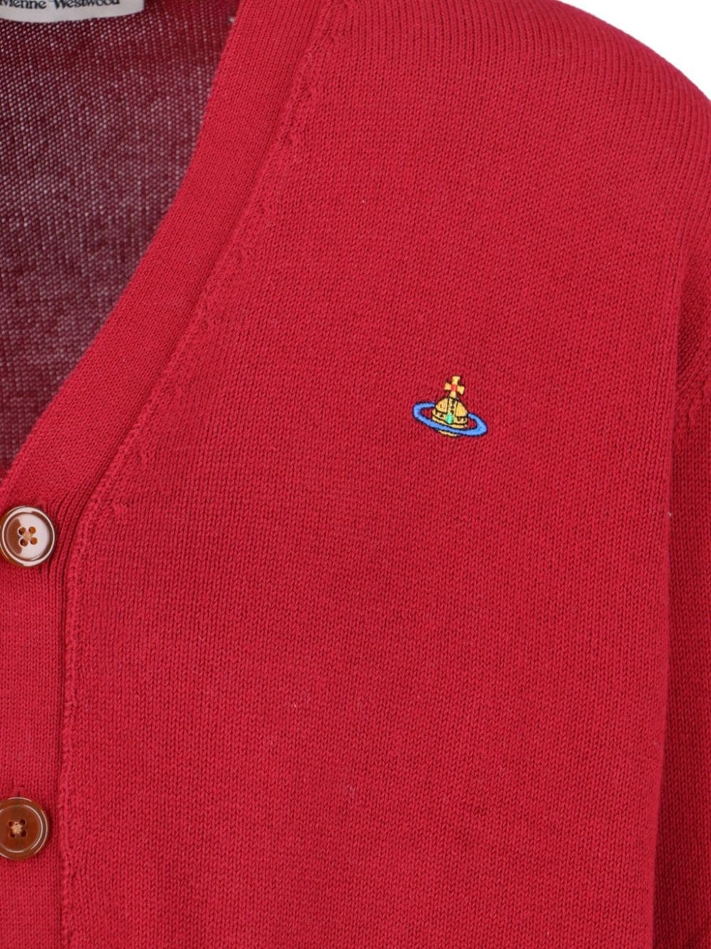 Orb-embroidered cardigan - 3