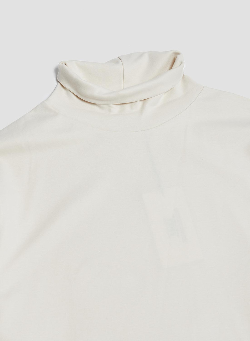 Nigel Cabourn Nigel Cabourn x Sunspel Relaxed Heavyweight Supima Roll Neck in Undyed outlook