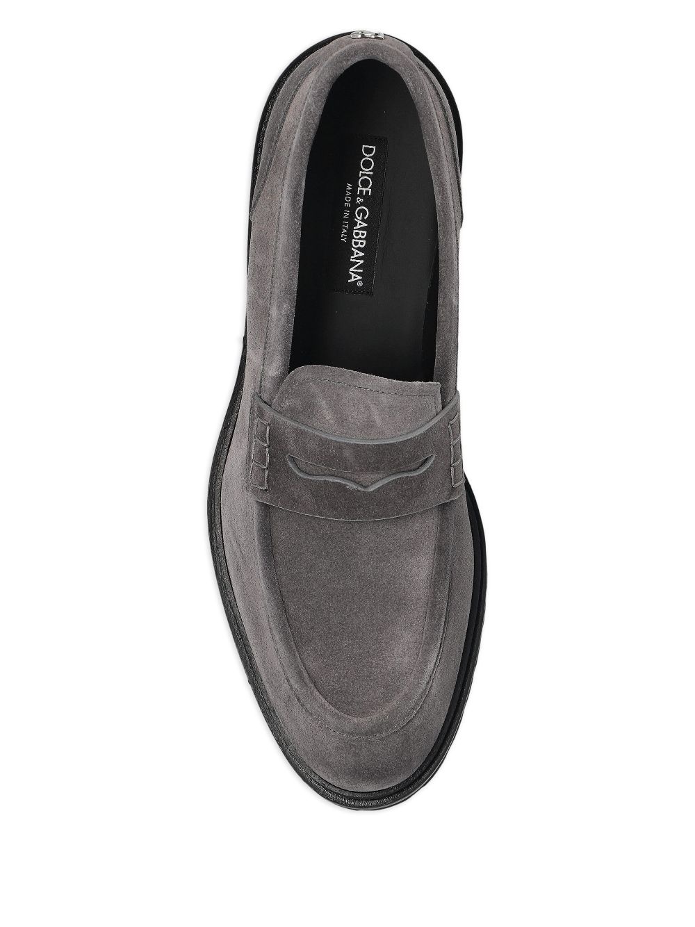logo-plaque loafers - 4
