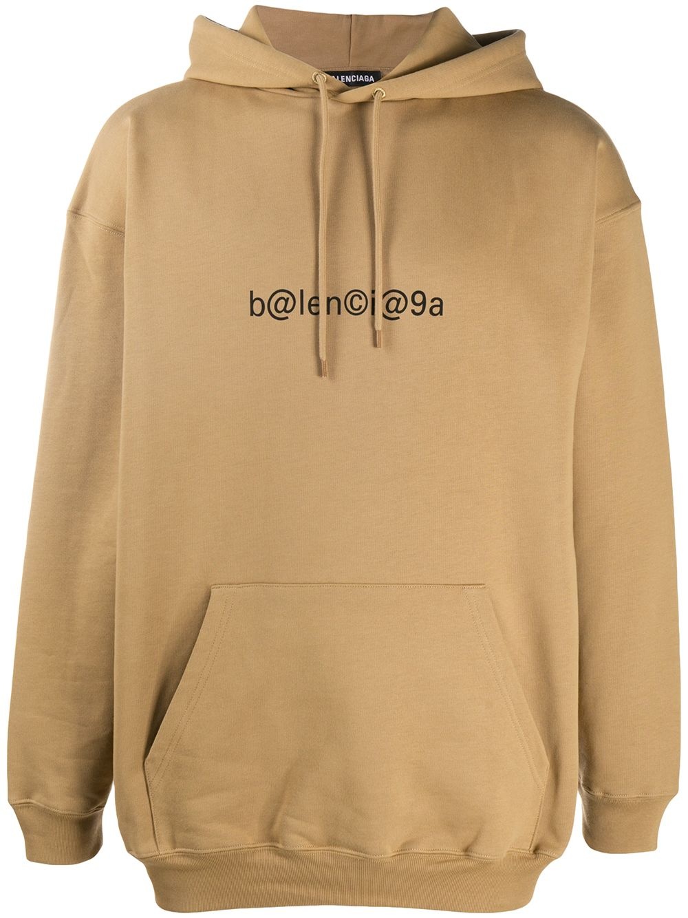 logo-print hoodie - 1