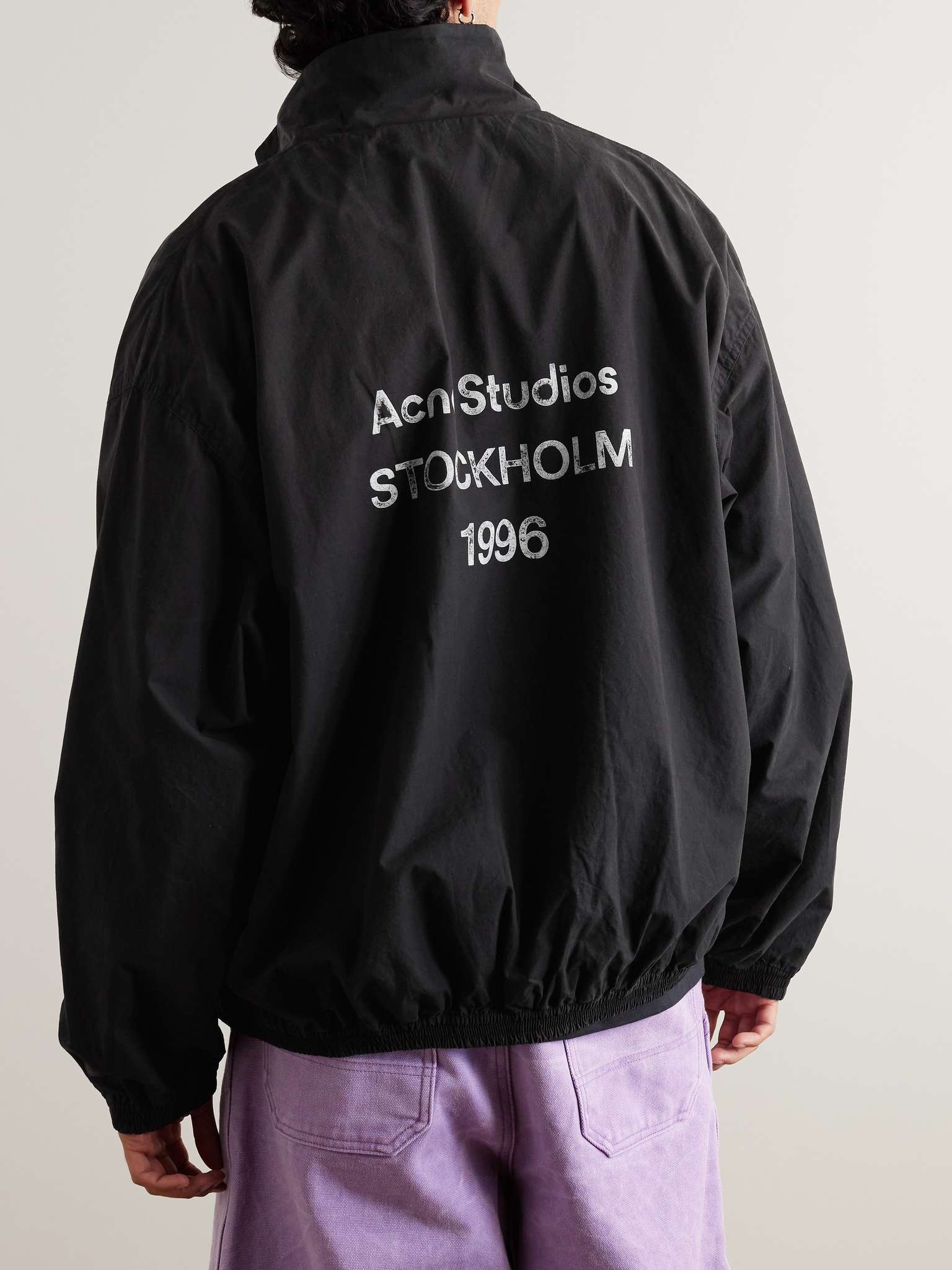 Acne Studios STOCKHOLMブラックジャケット Acne Studios - Logo Zipper Jacket | HBX
