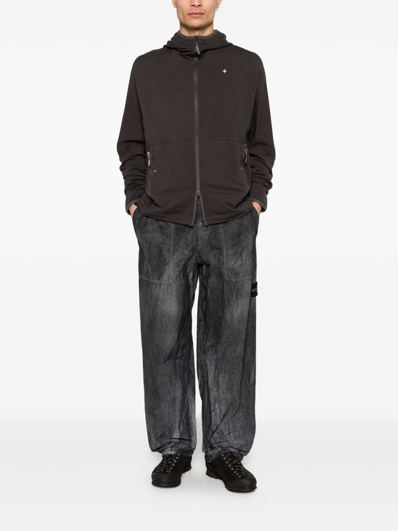 Stone Island zip hooded sweatshirt outlook