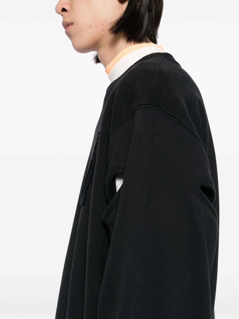 distressed sweatshirt - 5
