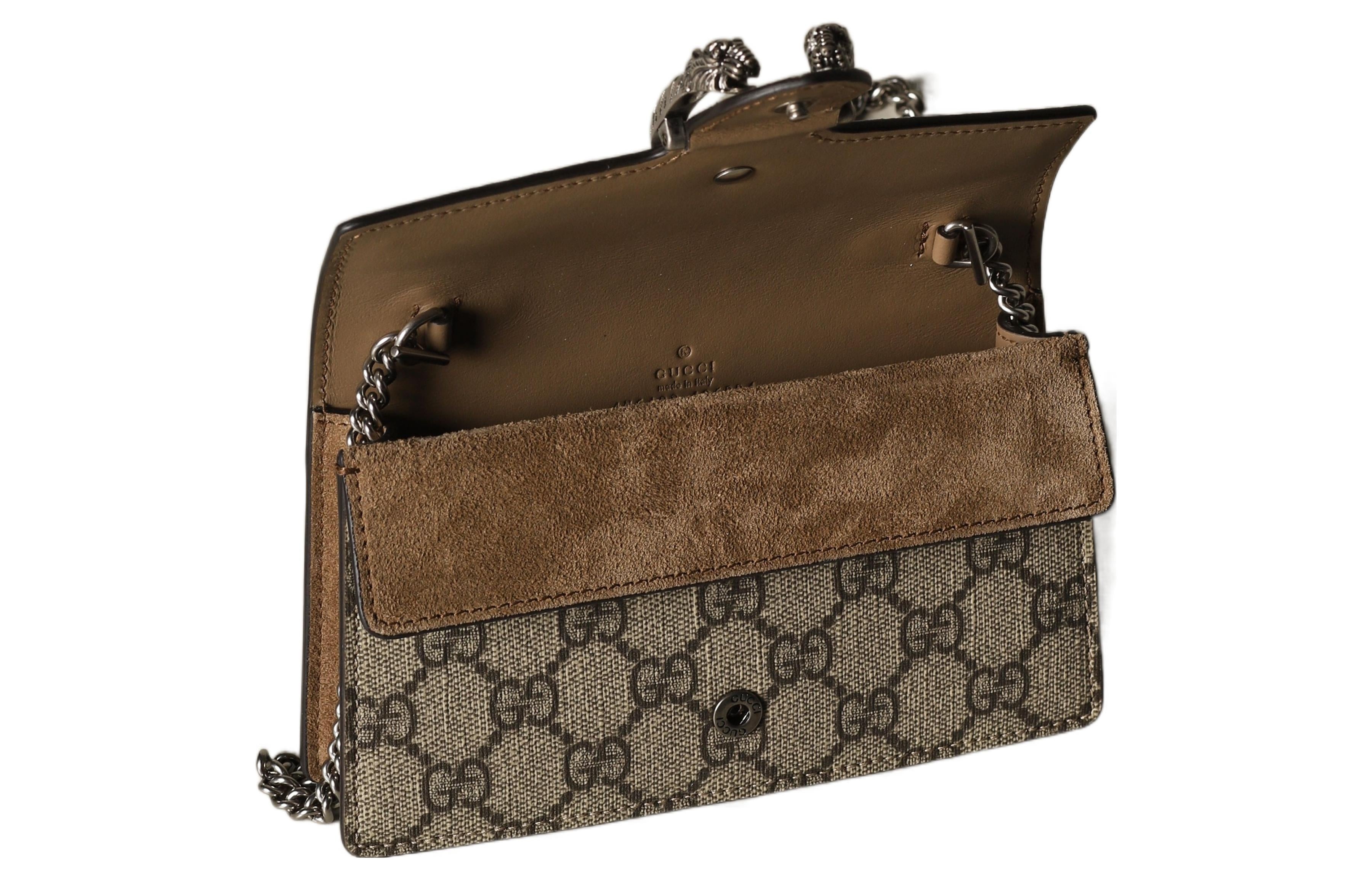 (WMNS) Gucci Dionysus GG Supreme Super Mini Bag 'Beige' 476432-KHNRN-8642 - 2