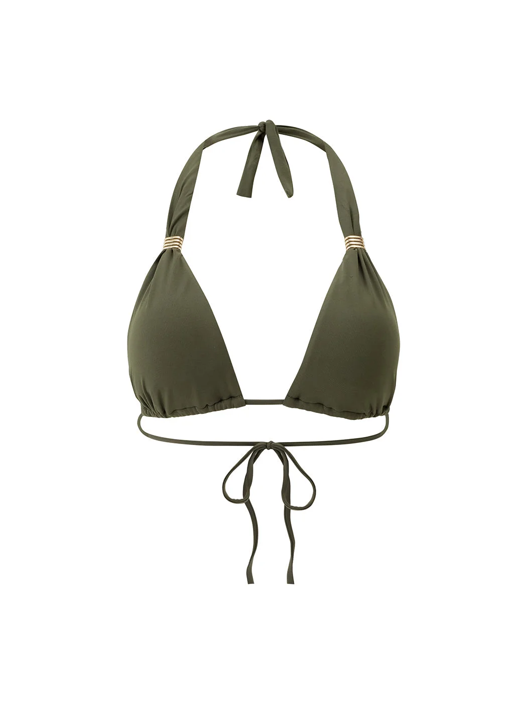 GRENADA OLIVE BIKINI TOP - 1
