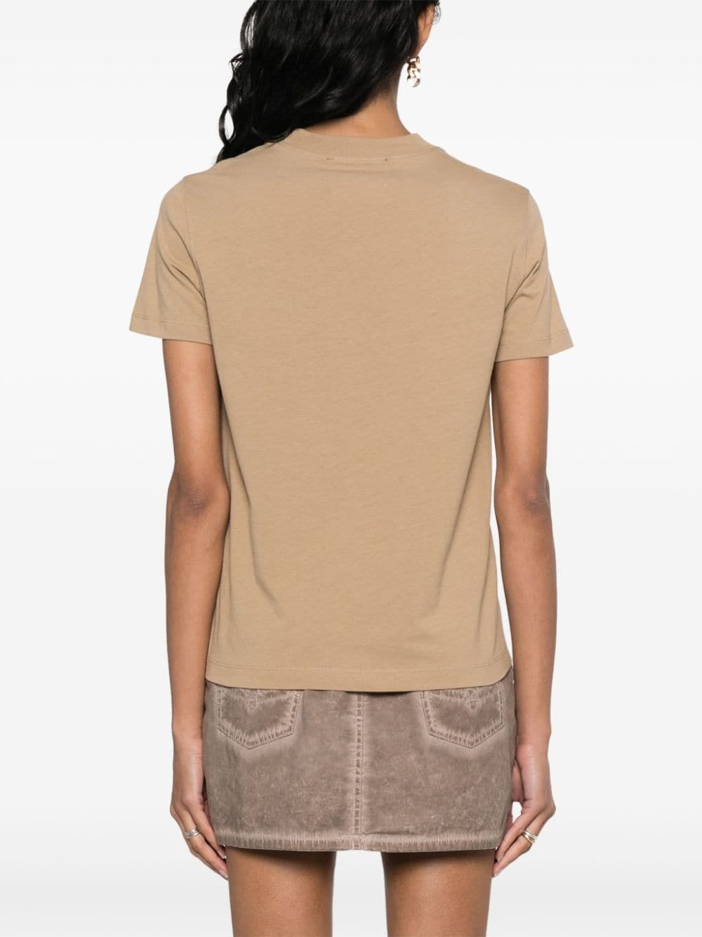 logo-print cotton T-shirt - 4