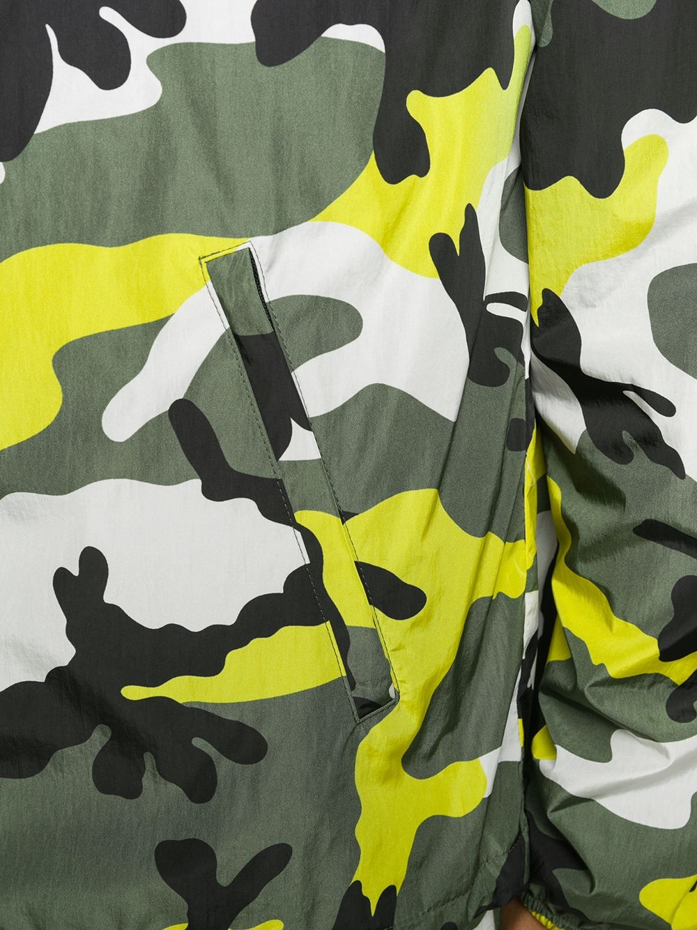 camouflage print windbreaker - 5