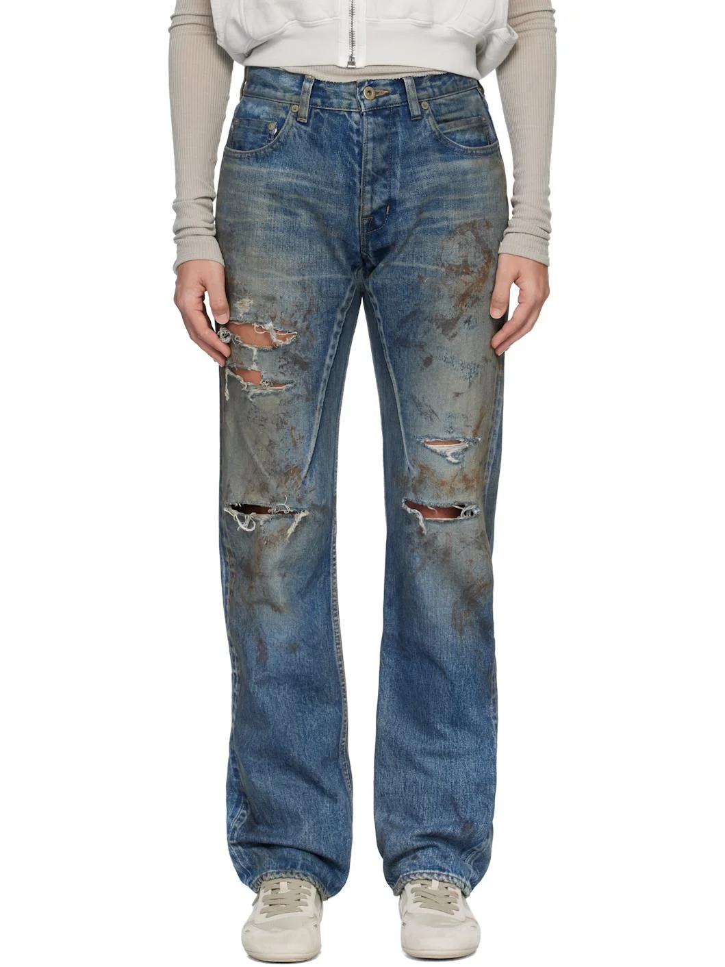 Blue Temple Kurdt Jeans - 1