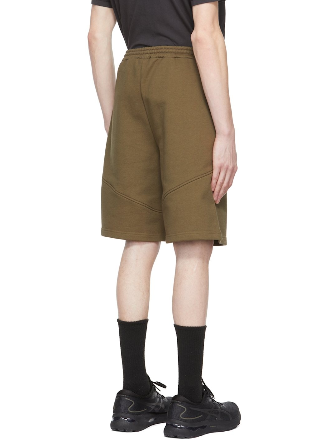 Khaki Cotton Shorts - 3