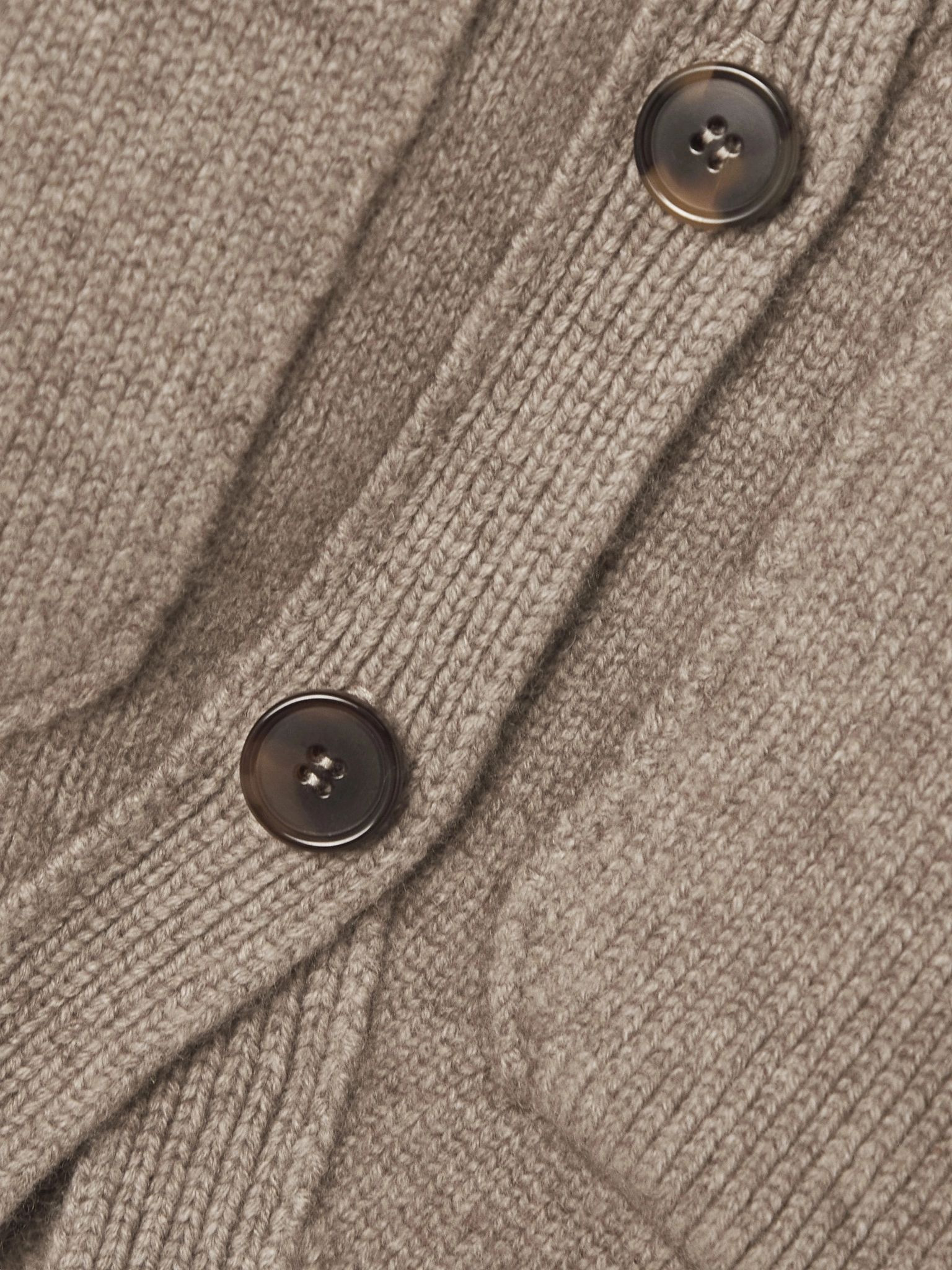Scarlet cashmere cardigan Brown - 4
