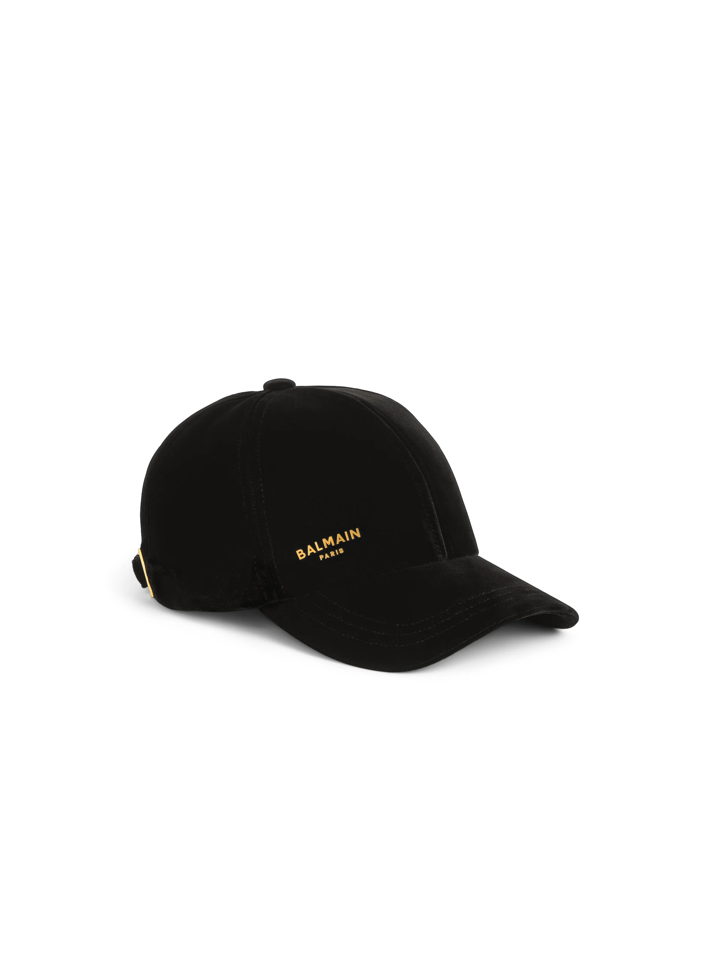 Balmain Paris velvet cap - 1