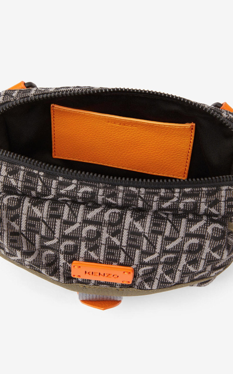Courier jacquard mini crossbody bag 4