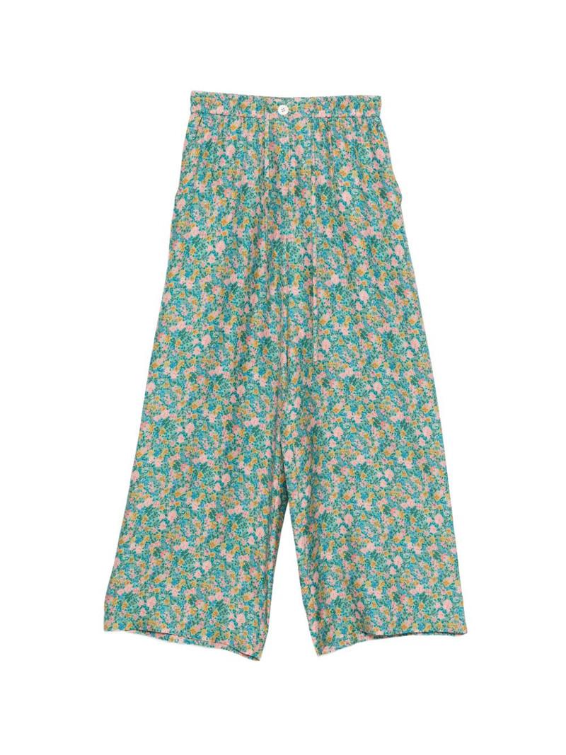 floral-printed palazzo pants 1