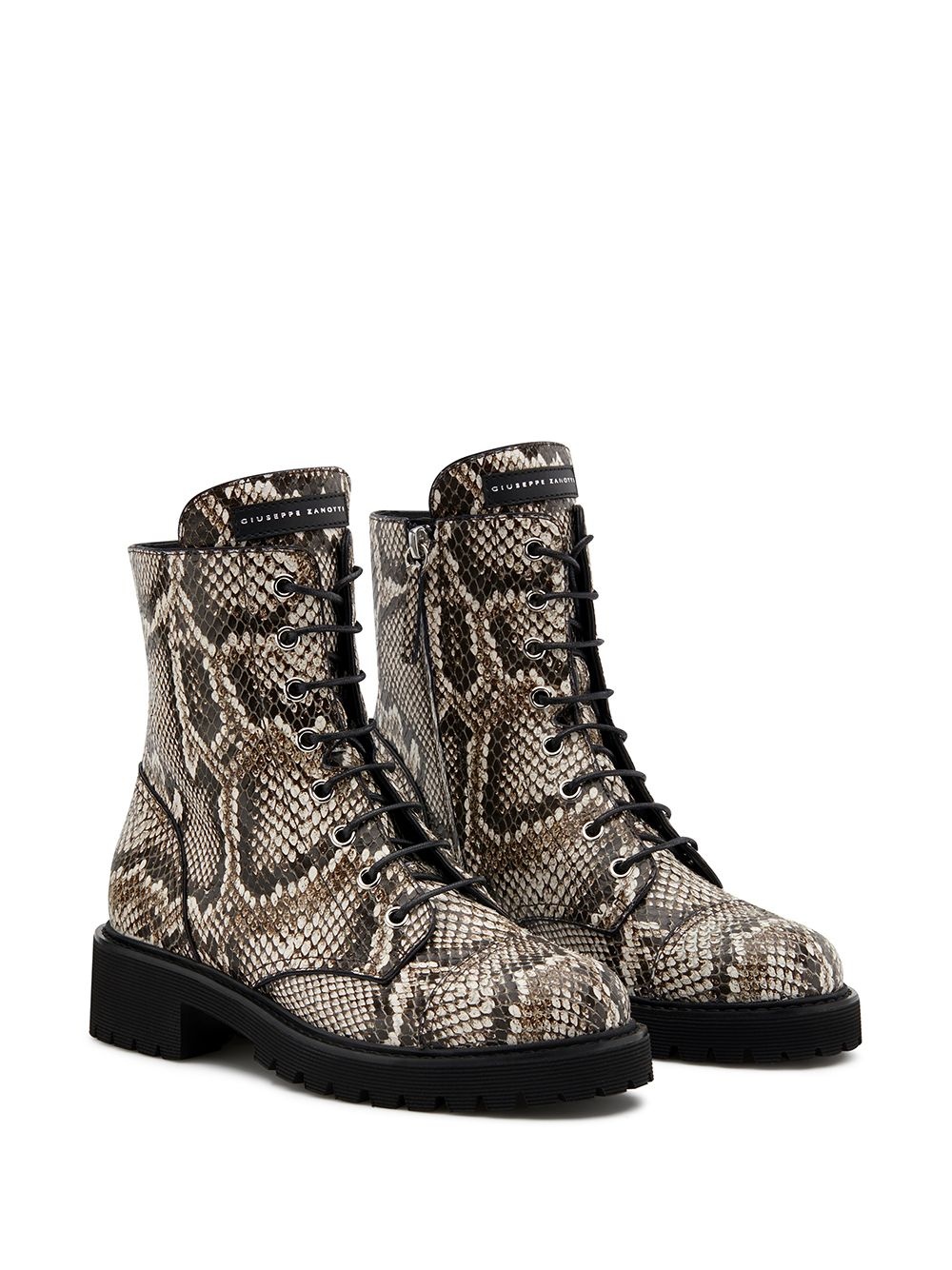 Thora snakeskin-effect boots - 2