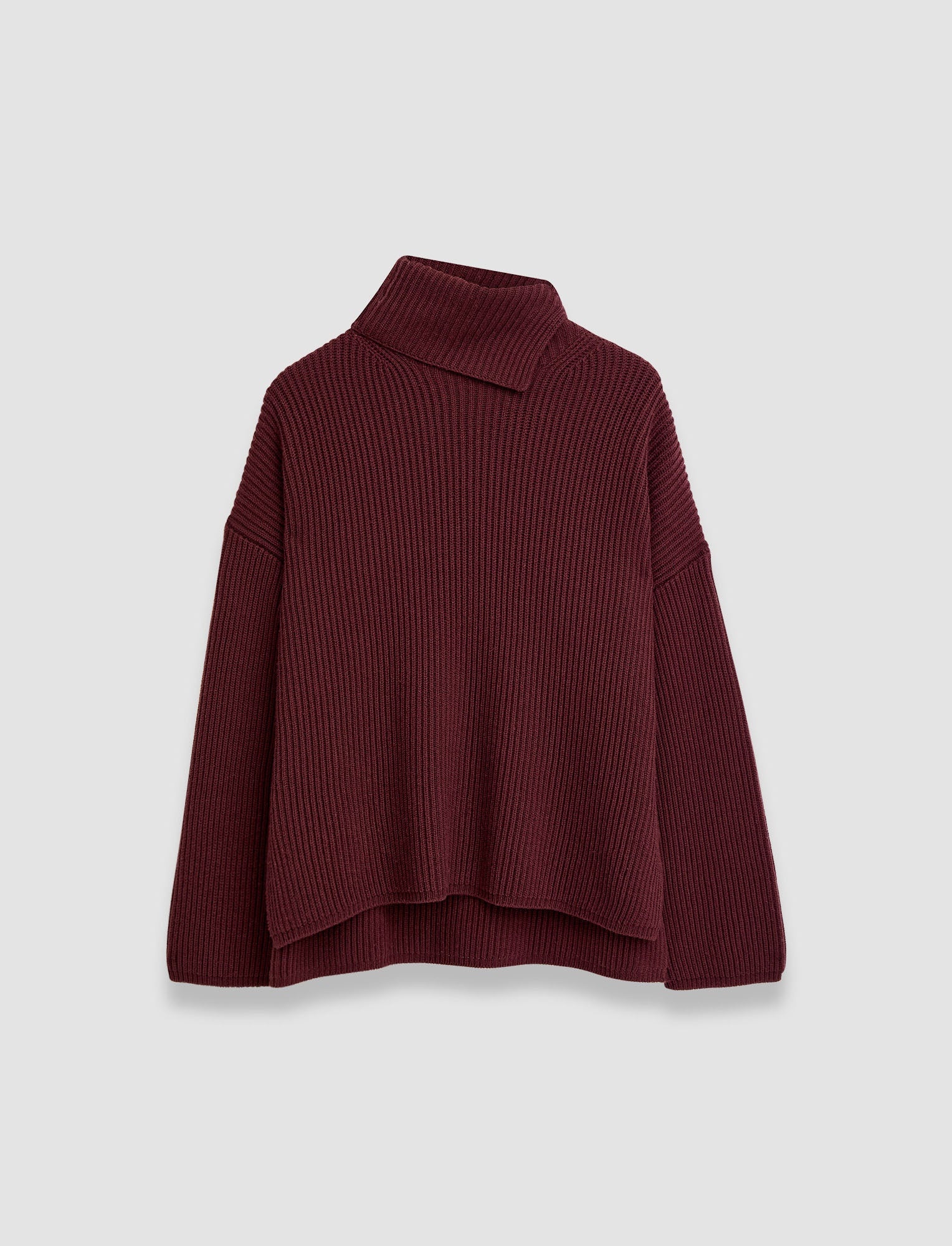 Light Cardigan Stitch High Neck Jumper - 1