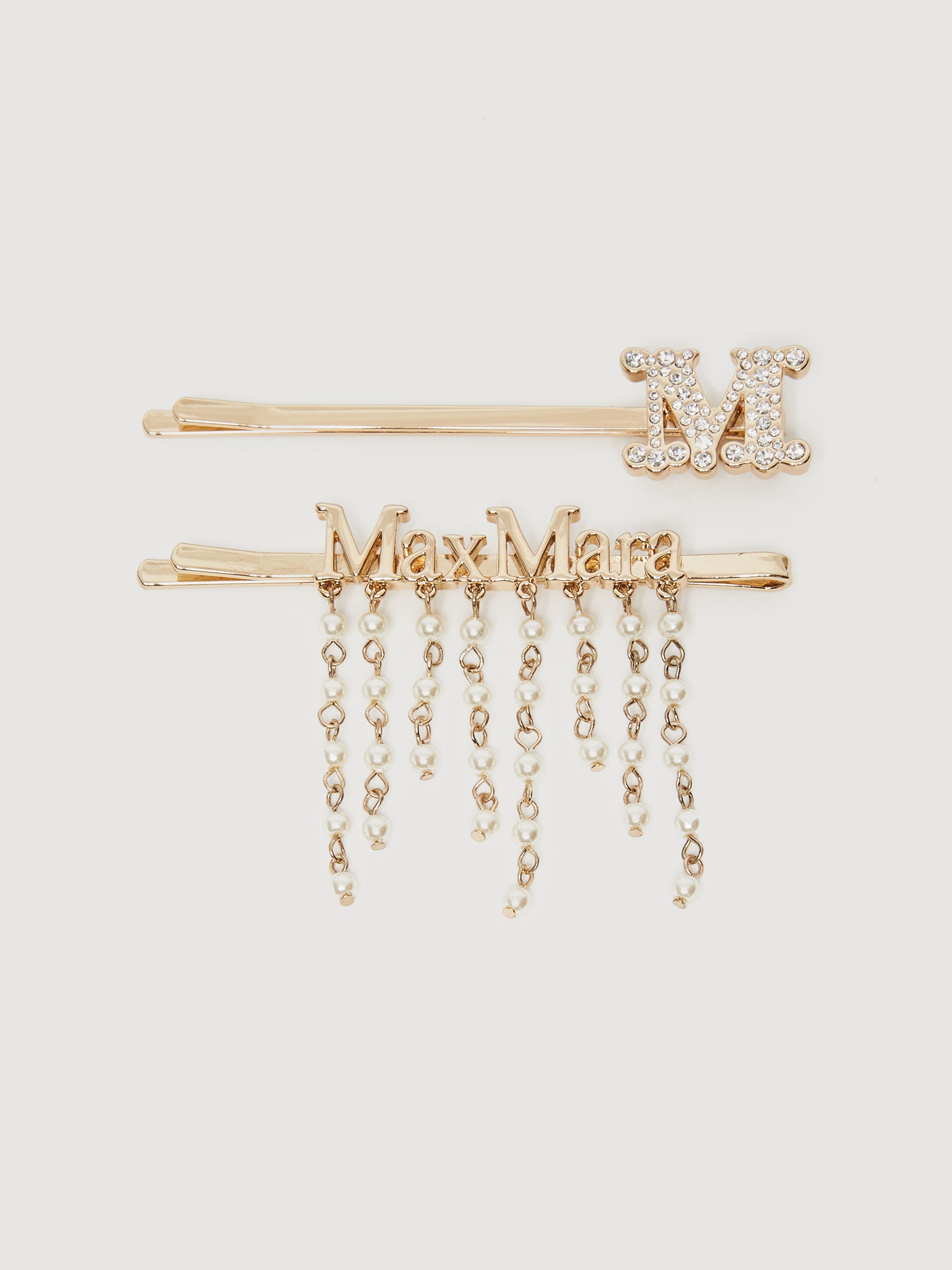 HAIRPY2 Set of hair clips with pearls and rhinestones - 1