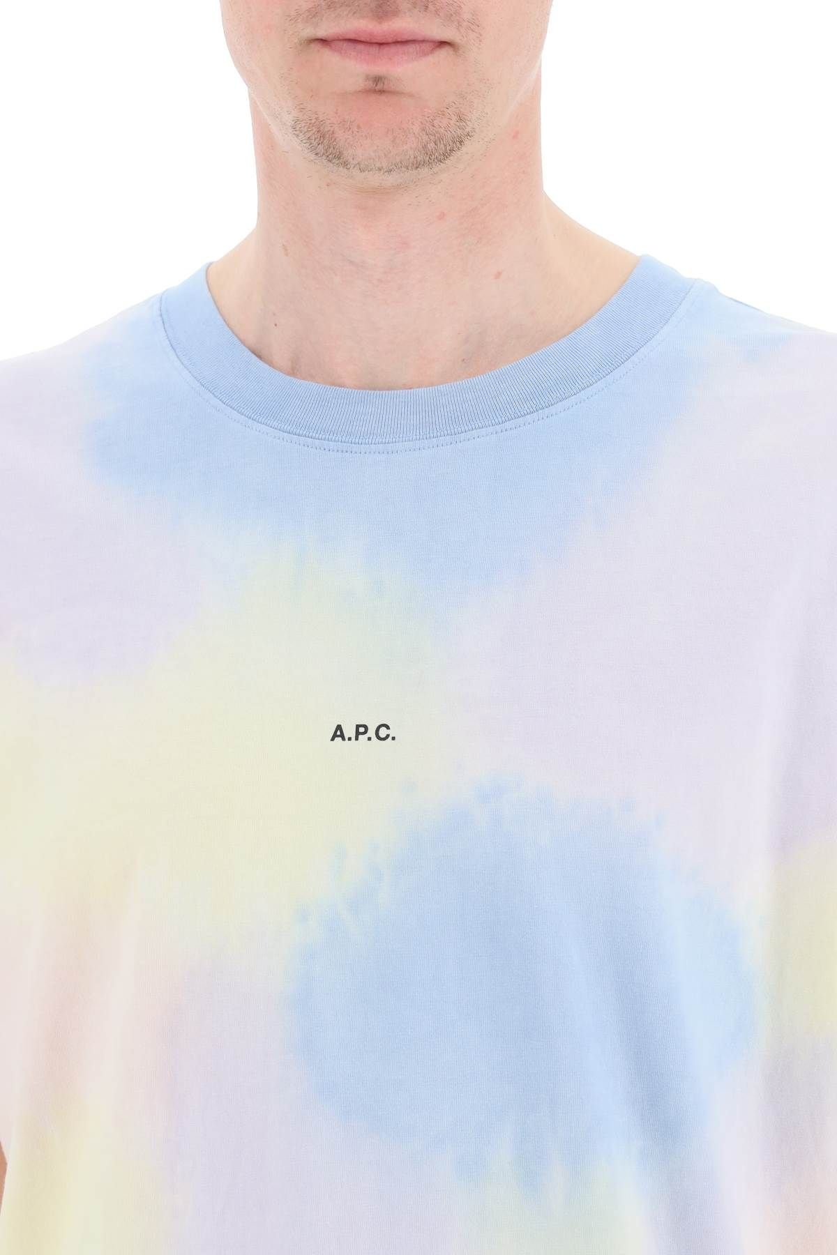 ADRIEN TIE-DYE T-SHIRT WITH LOGO - 5