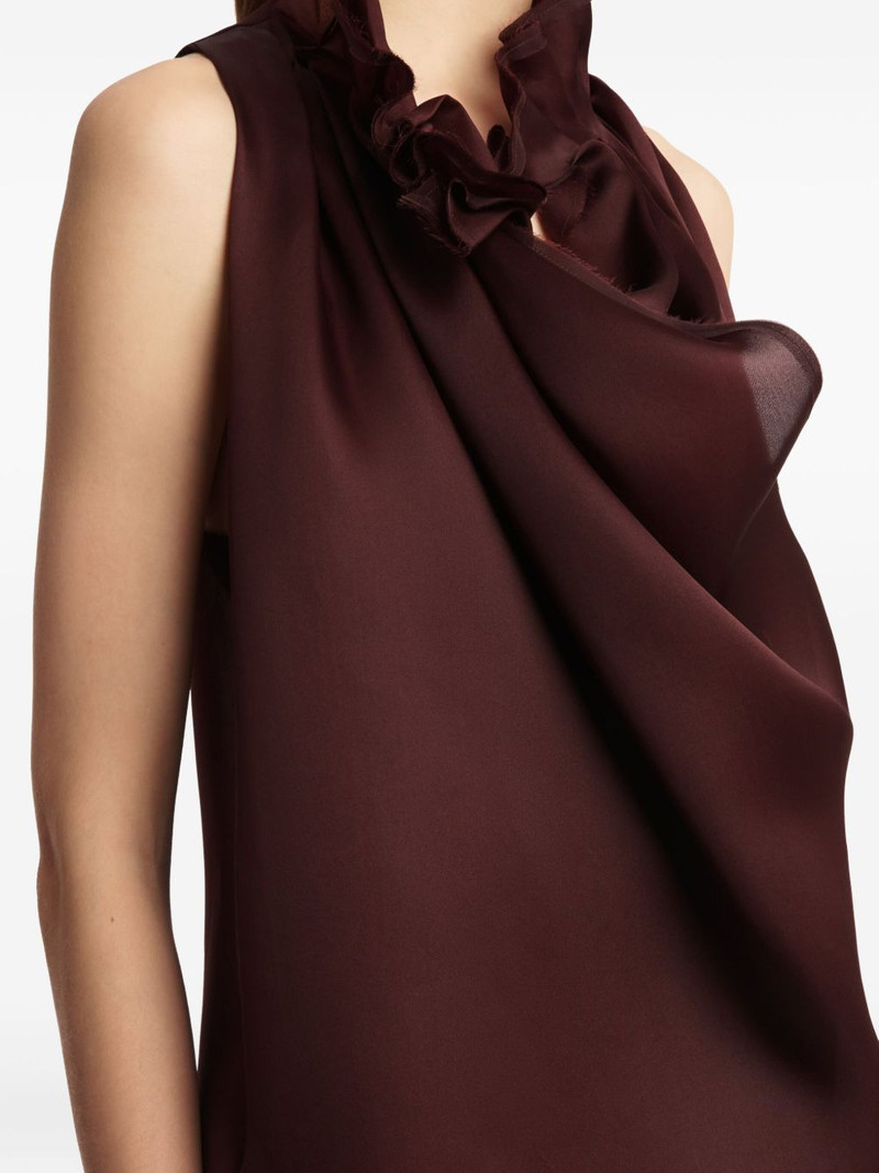 Meegan ruffled-collar top 5