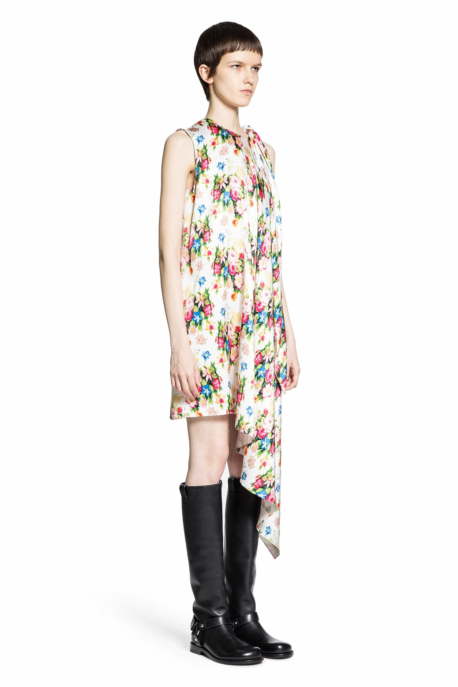 Asymmetric-Printed-Dress - 2