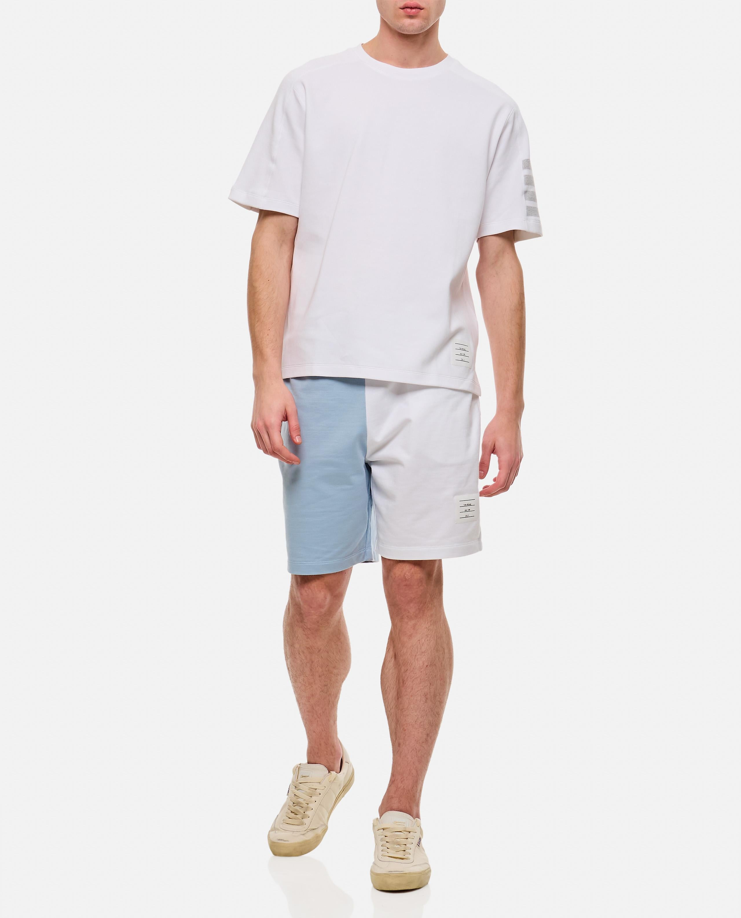 4 BAR STRIPE COTTON T-SHIRT - 2