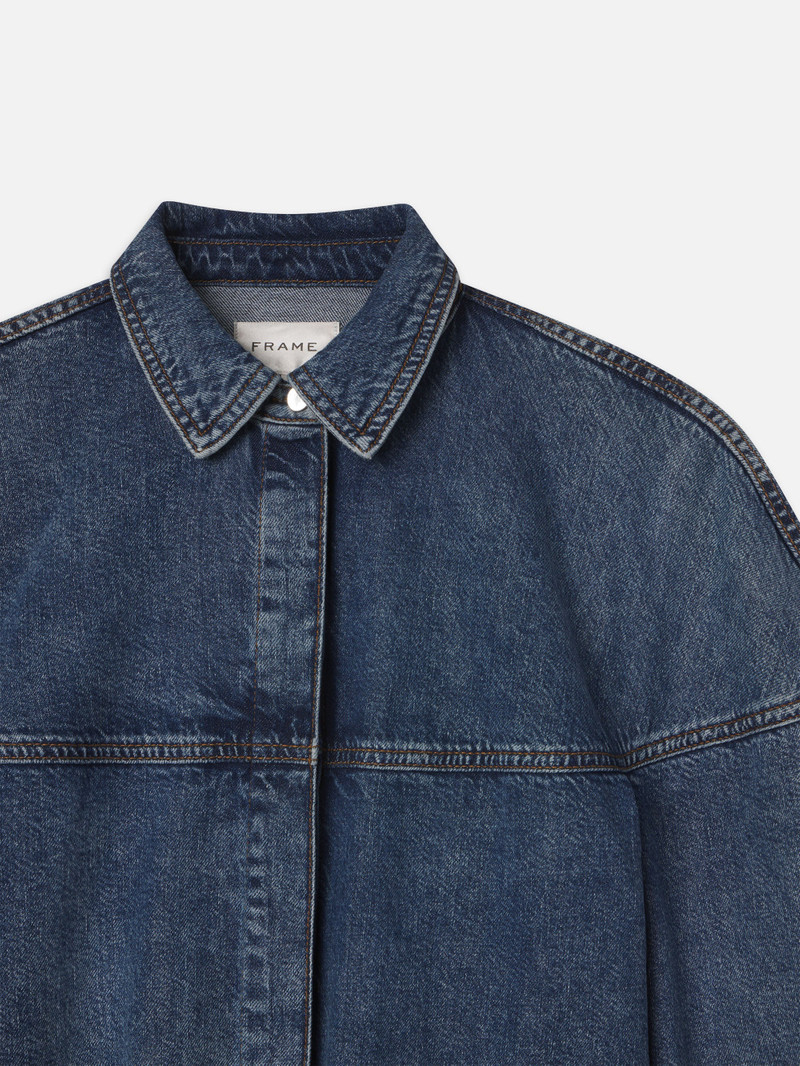 FRAME The Bubble Shirt in Guardian outlook