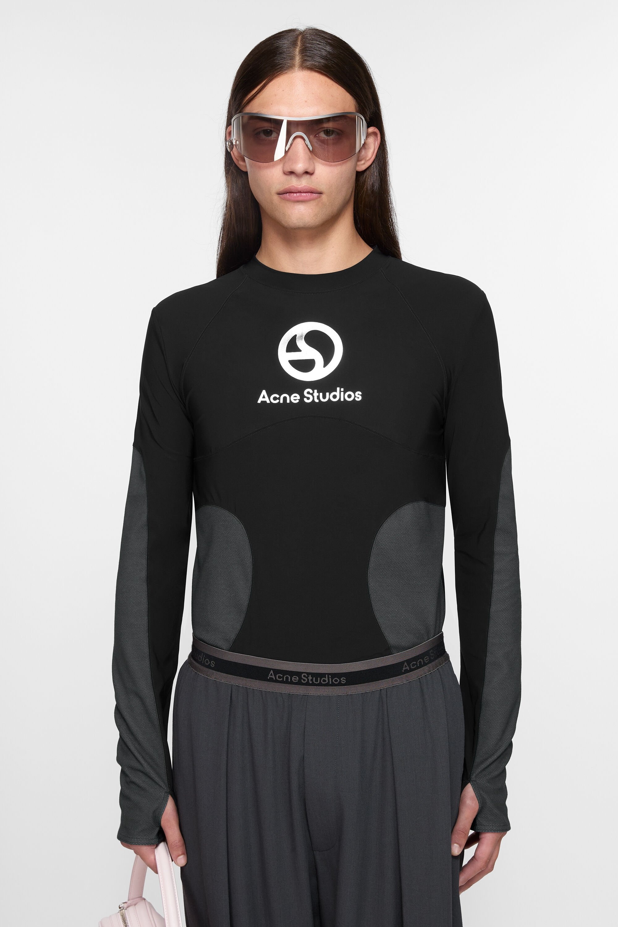 Long sleeve t-shirt logo - Black - 2