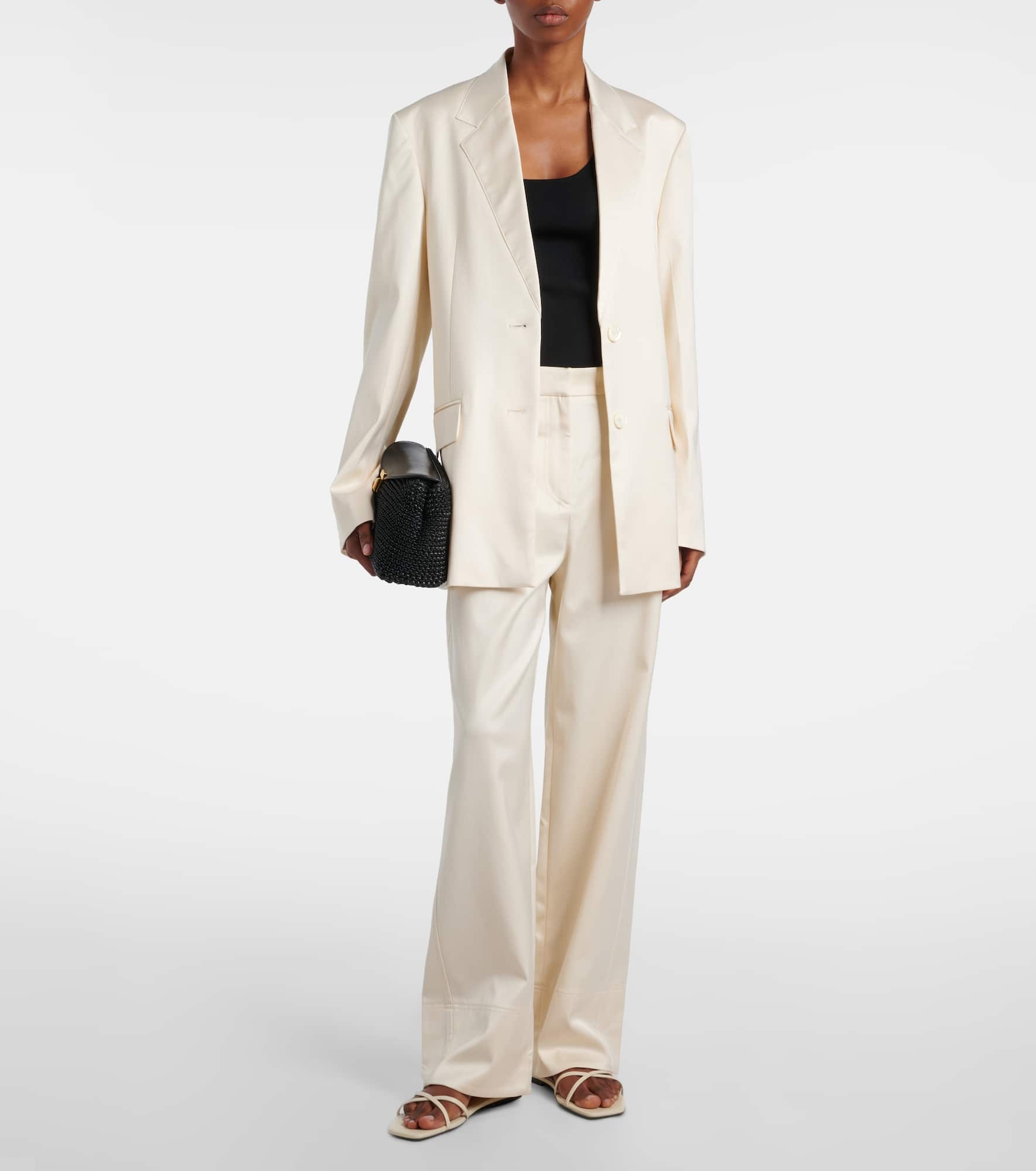High-rise wide-leg pants - 2