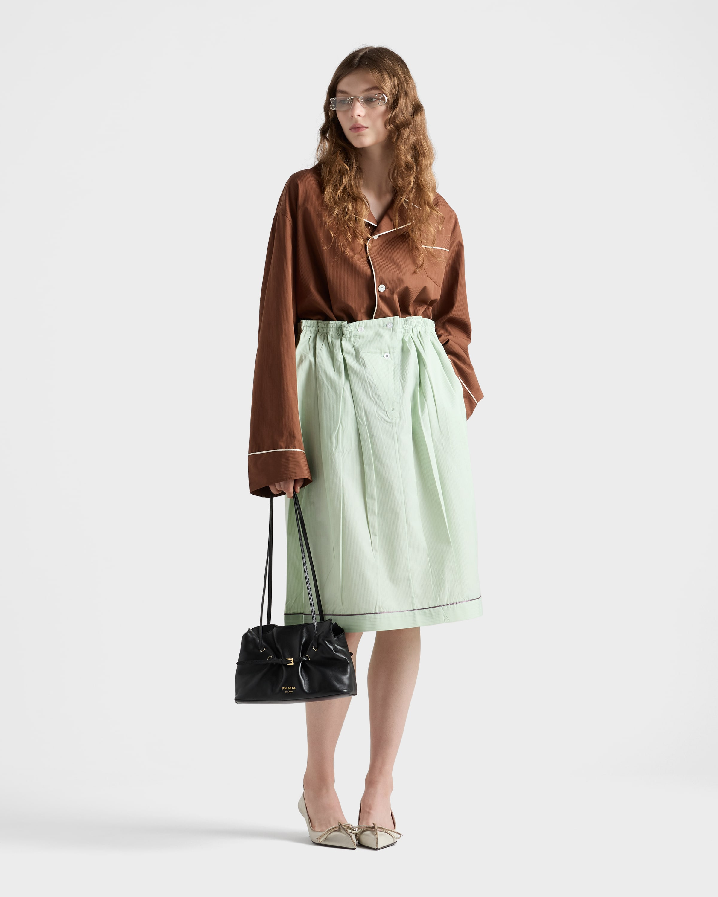 Cotton midi-skirt - 2