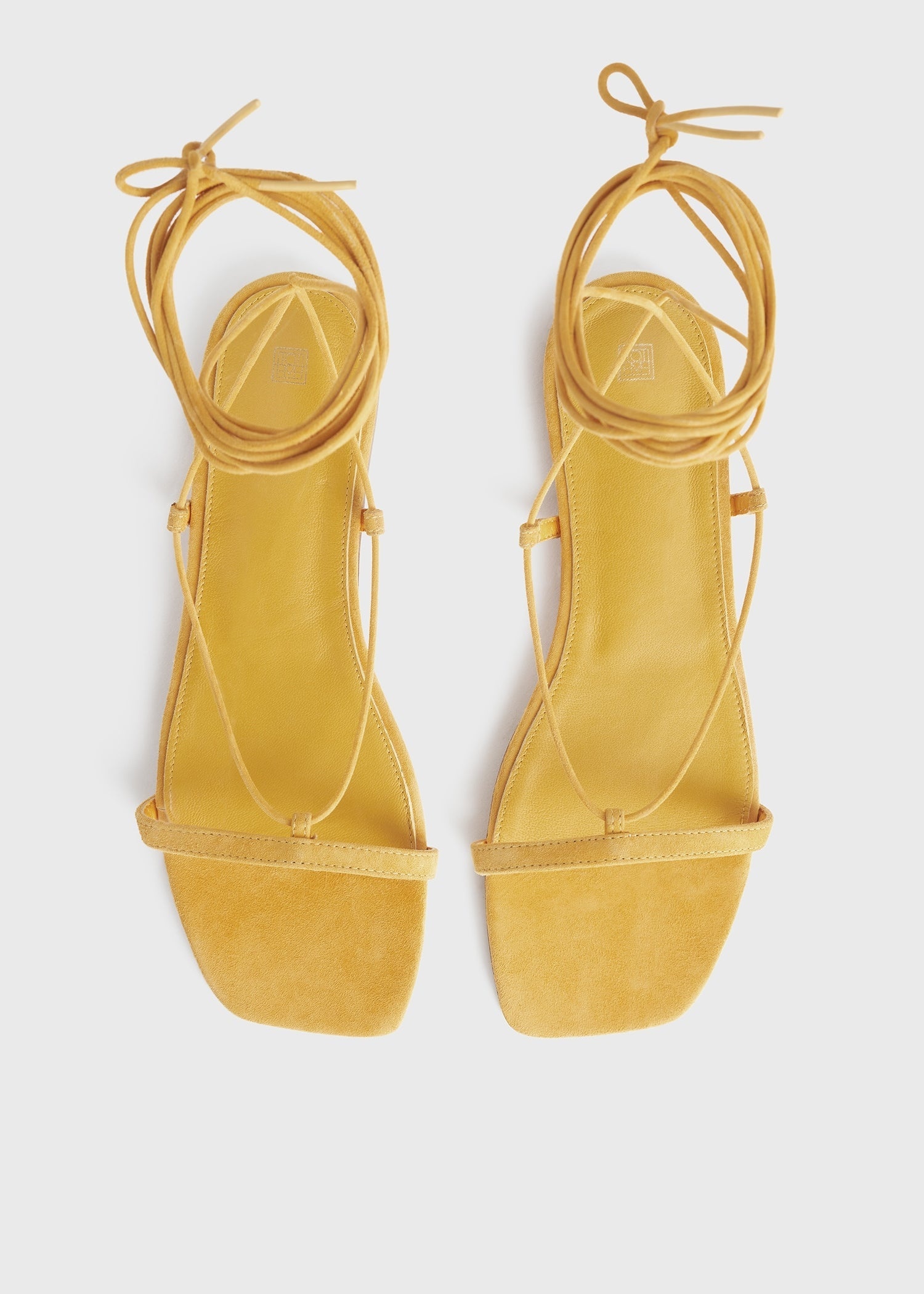 The Suede Tie Sandal cornsilk - 4