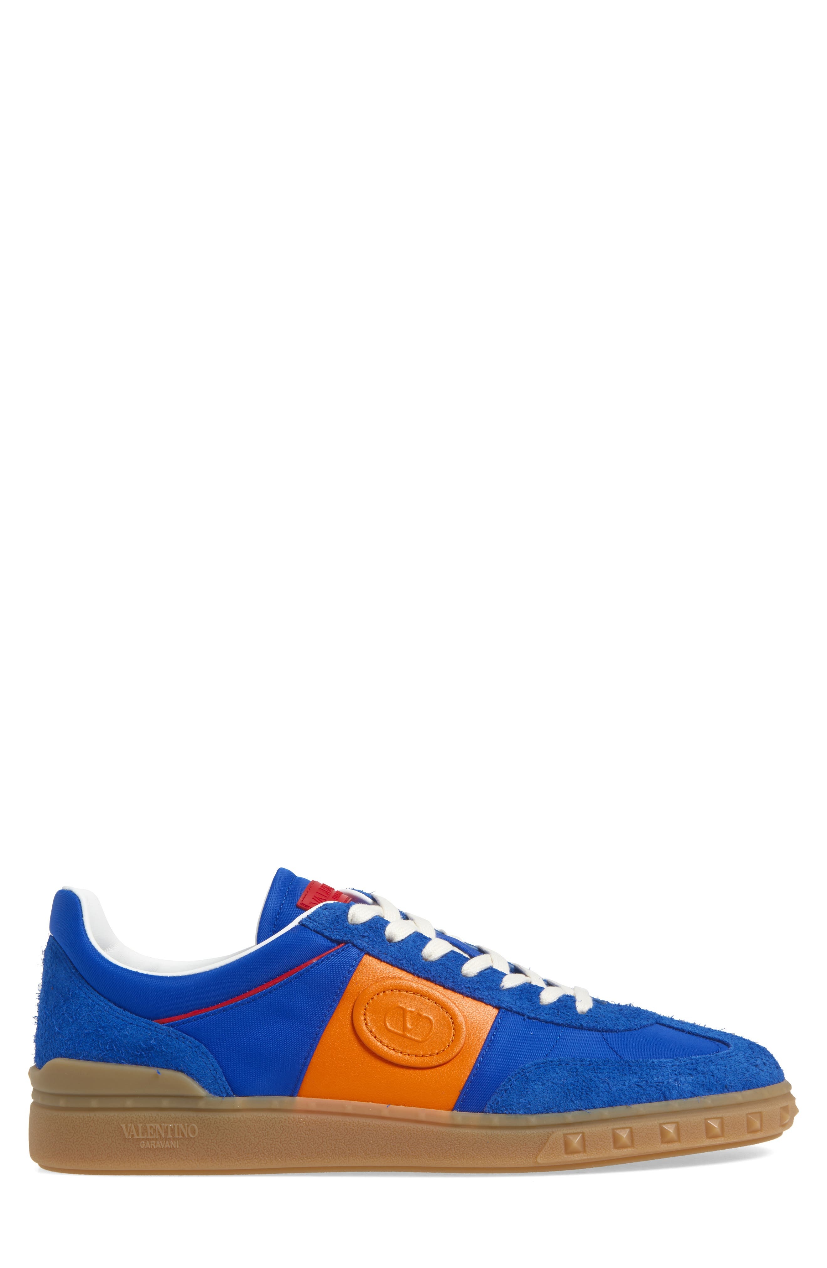 Valentino Garavani Upvillage Low Top Sneaker in Acid Blue/Pumpkin at Nordstrom - 3