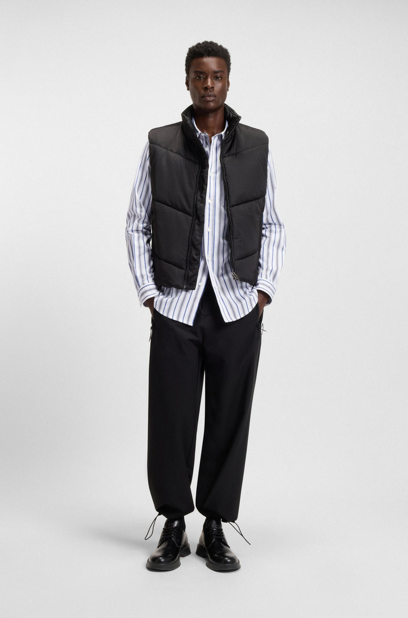 HUGO SLIM-FIT SHIRT IN STRIPED COTTON POPLIN outlook