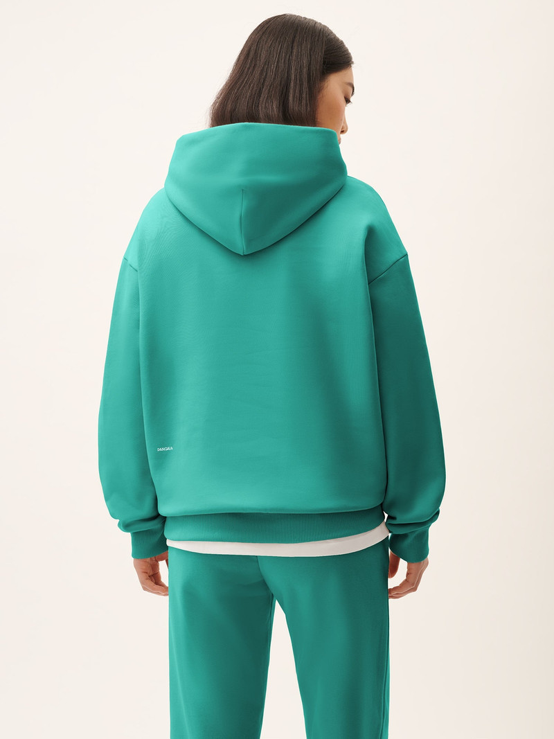 Womens 365 Midweight Hoodie - Malachite Green 3