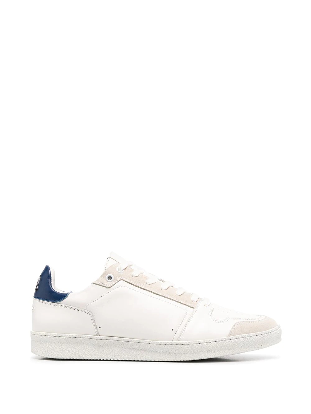 panelled low-top sneakers - 1