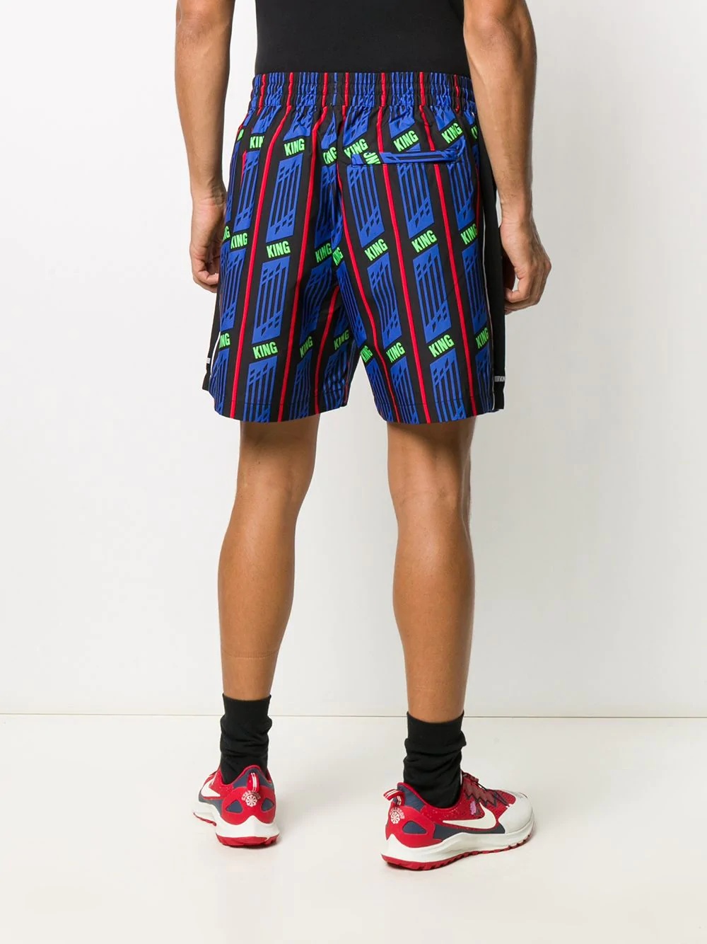 King print track shorts - 4