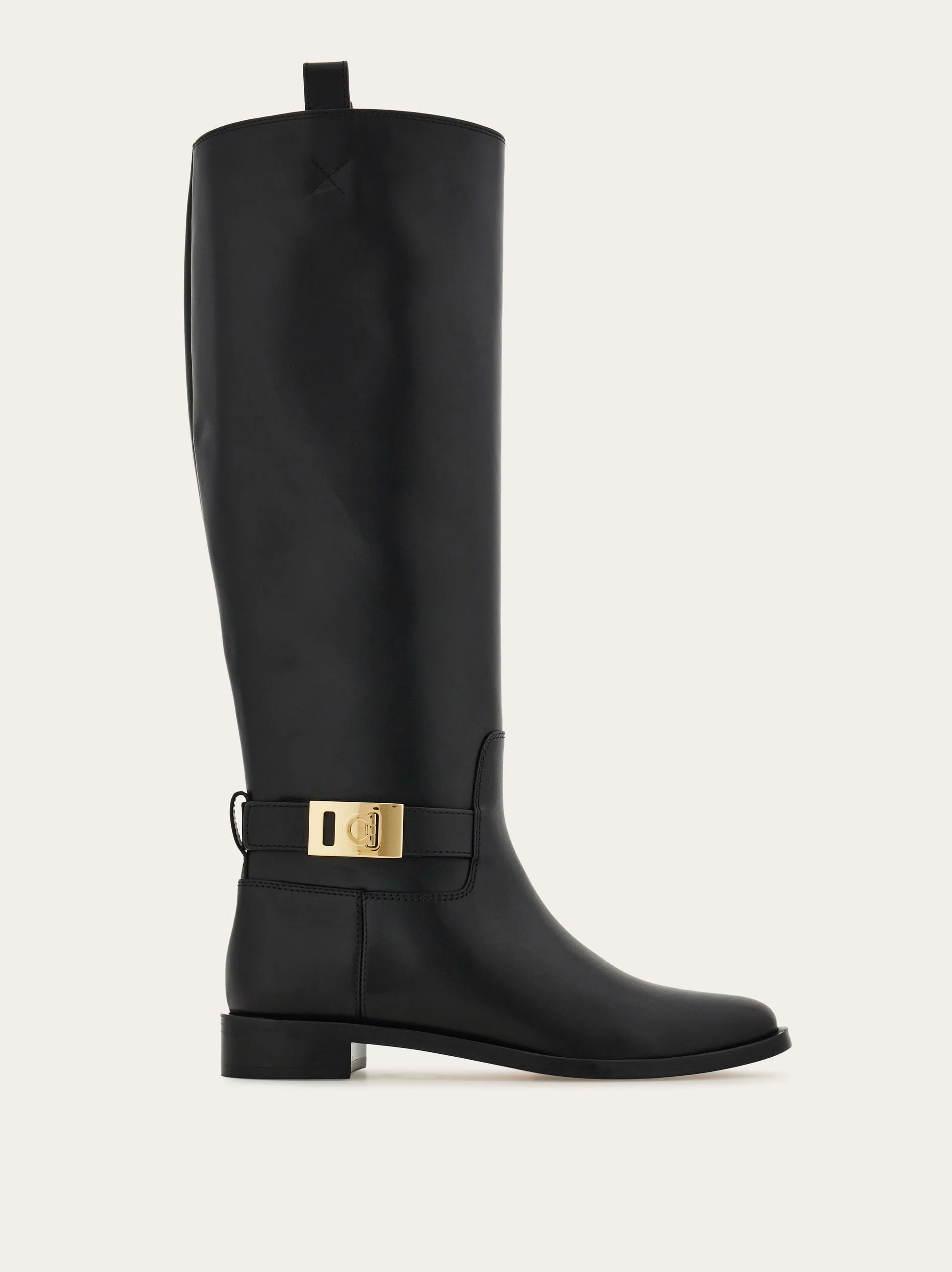 Knee high boot with Hug buckle detail - 1