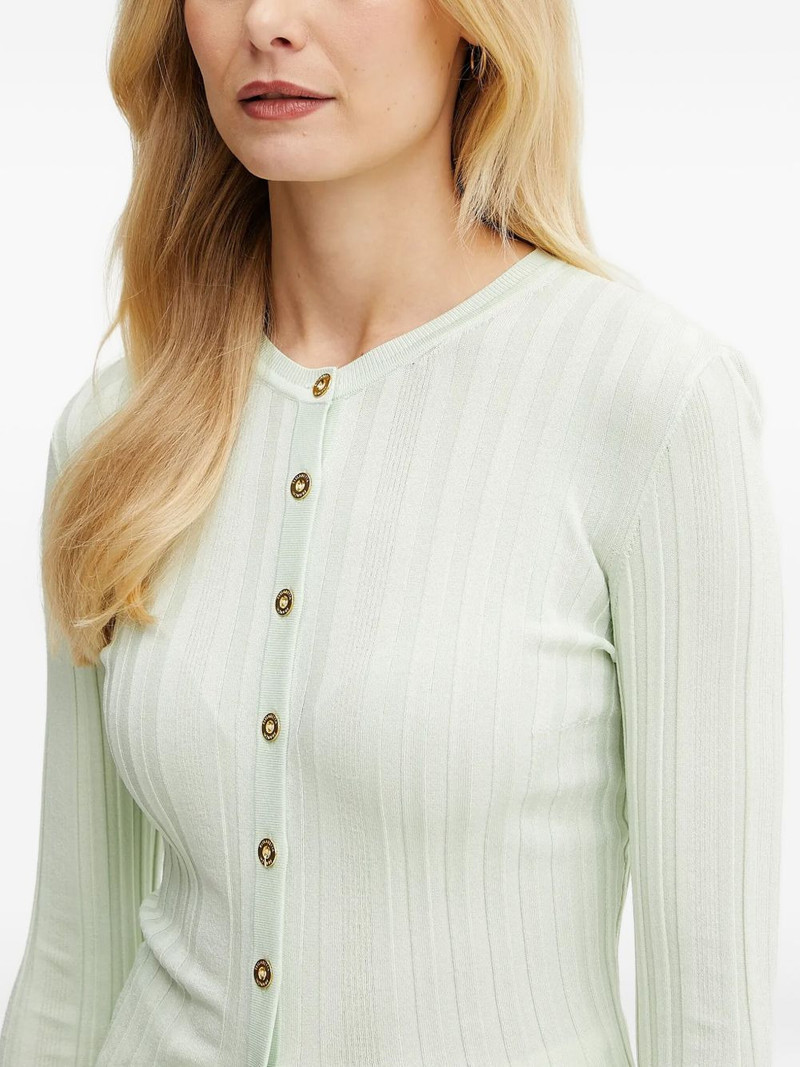 ribbed buttoned cardigan 4