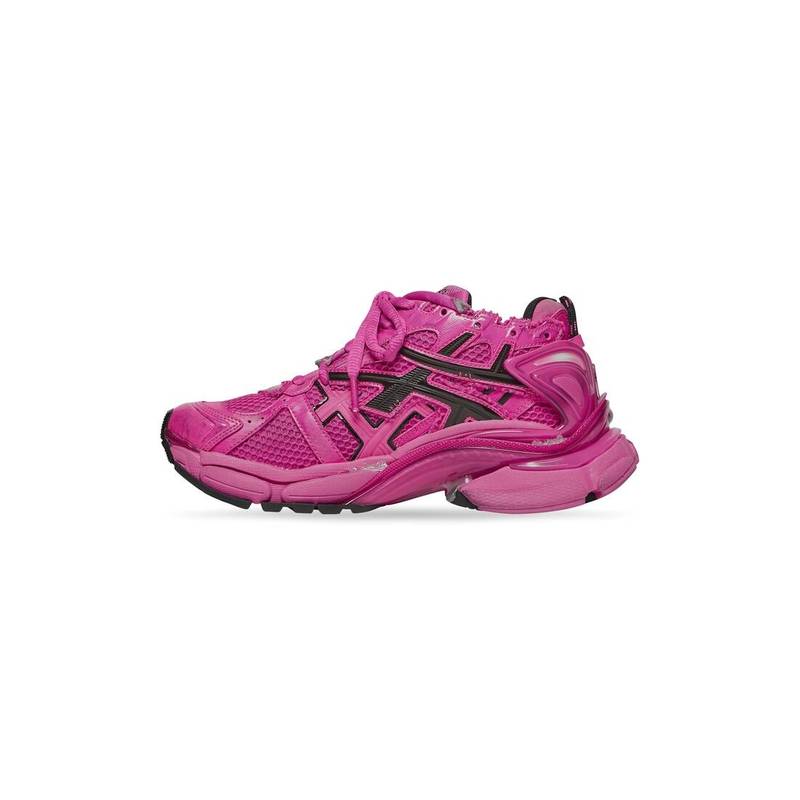 BALENCIAGA Women's Runner Sneaker  in Dark Pink outlook