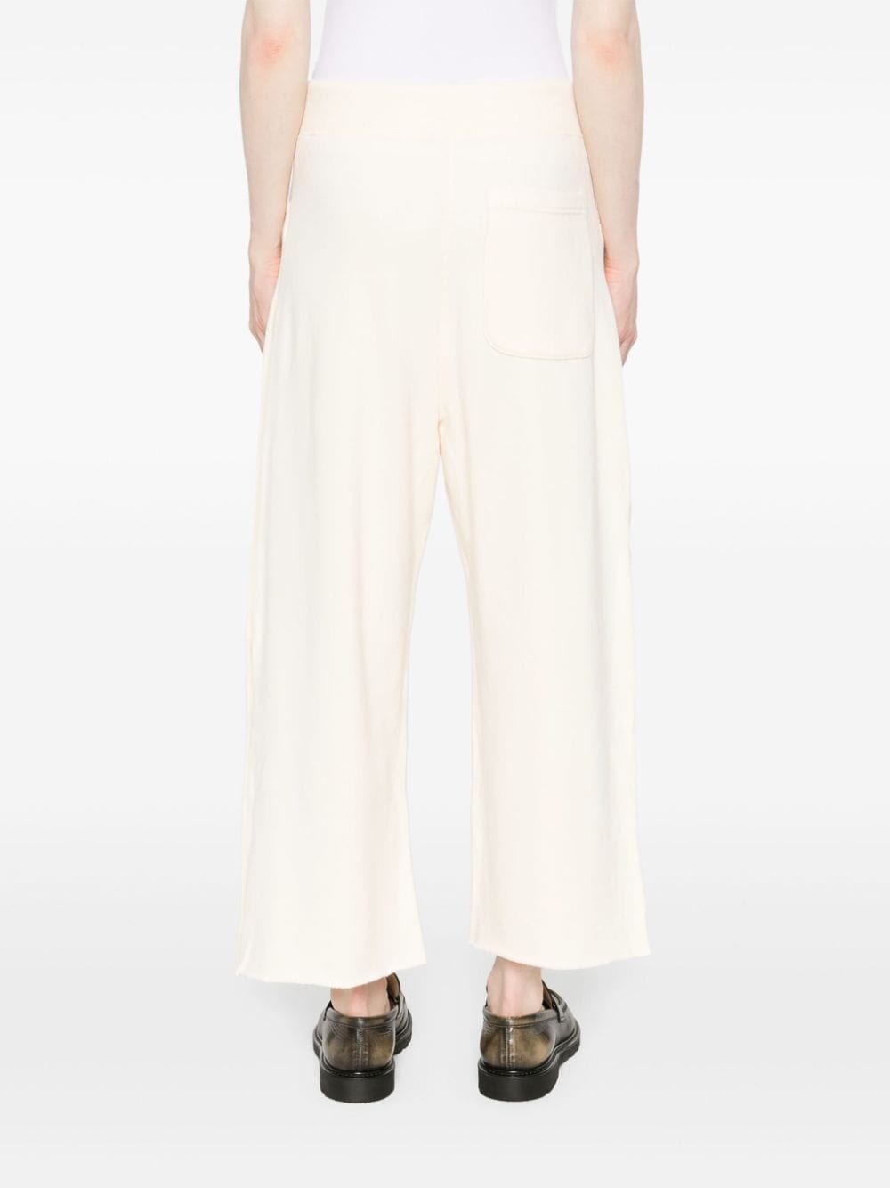 pleated cropped track pants - 4