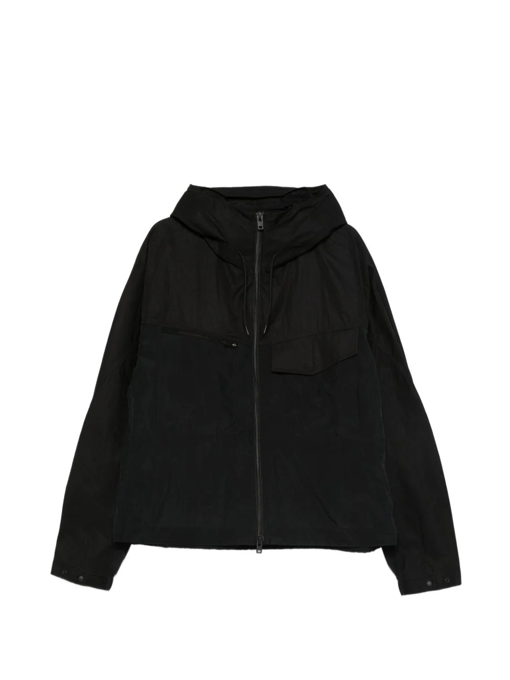 hooded zipped jacket - 1