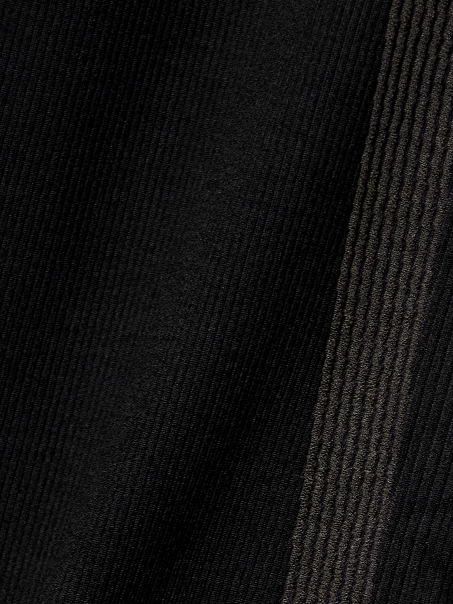 Studio striped ribbed stretch recycled leggings Black - 5