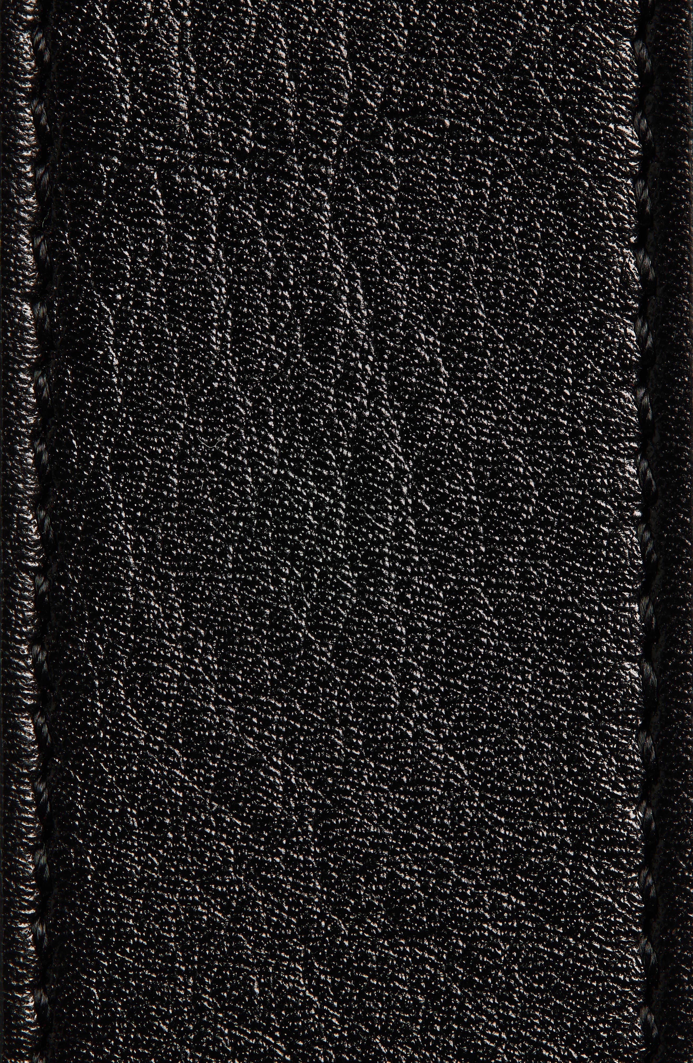 Valentino Garavani VLOGO Signature Reversible Leather Belt in Nero/Rosso V at Nordstrom - 3