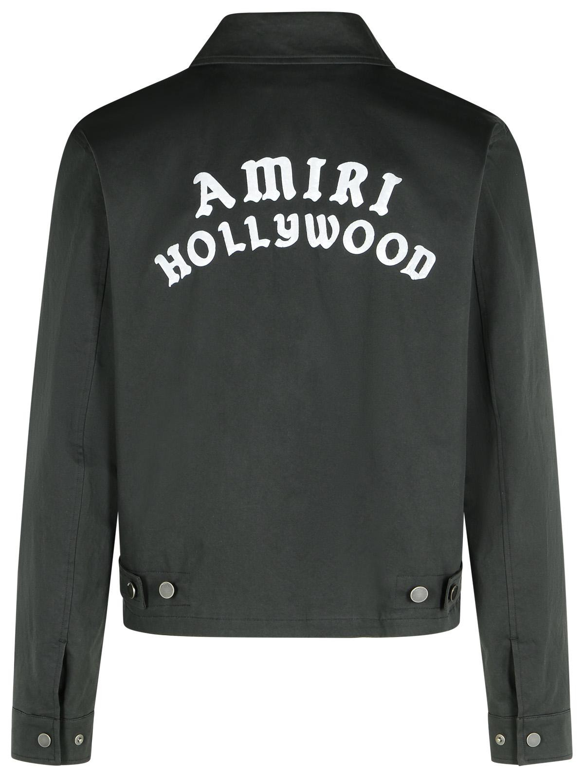 Amiri 'Hollywood' Black Cotton Jacket Men - 3