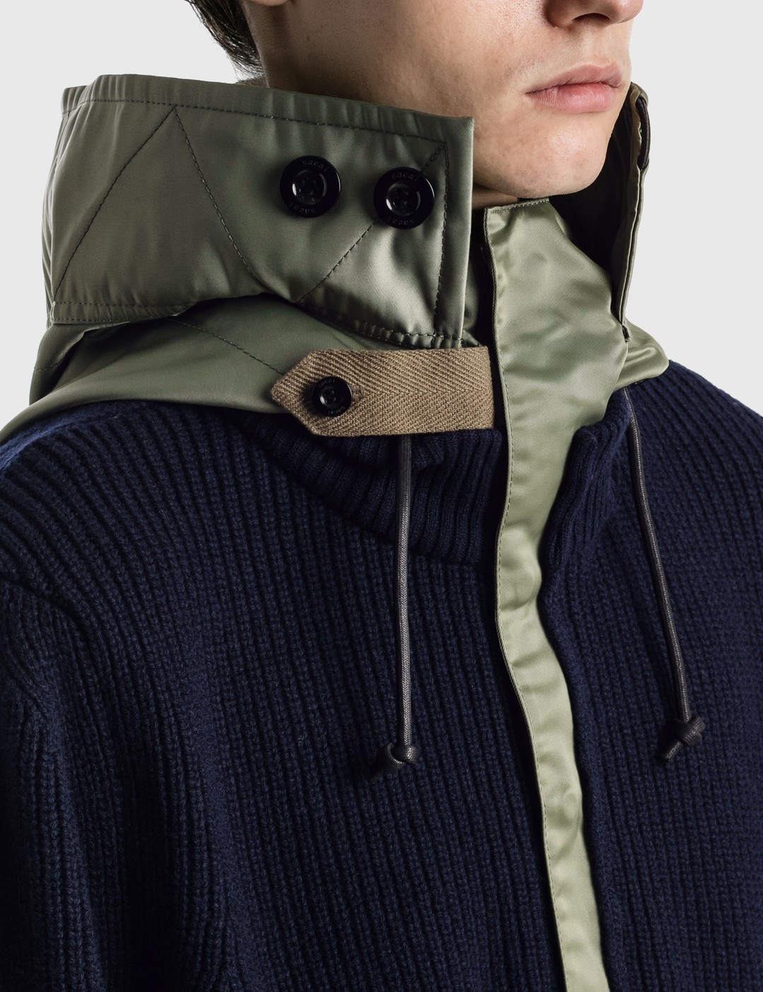 WOOL KNIT HOODIE - 8