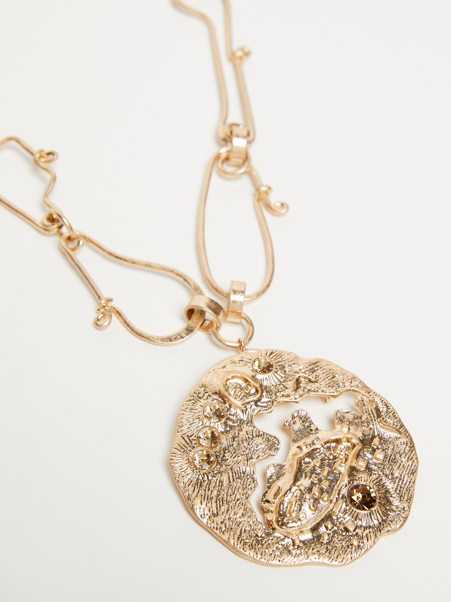 UNIONE Metal brooch necklace - 2