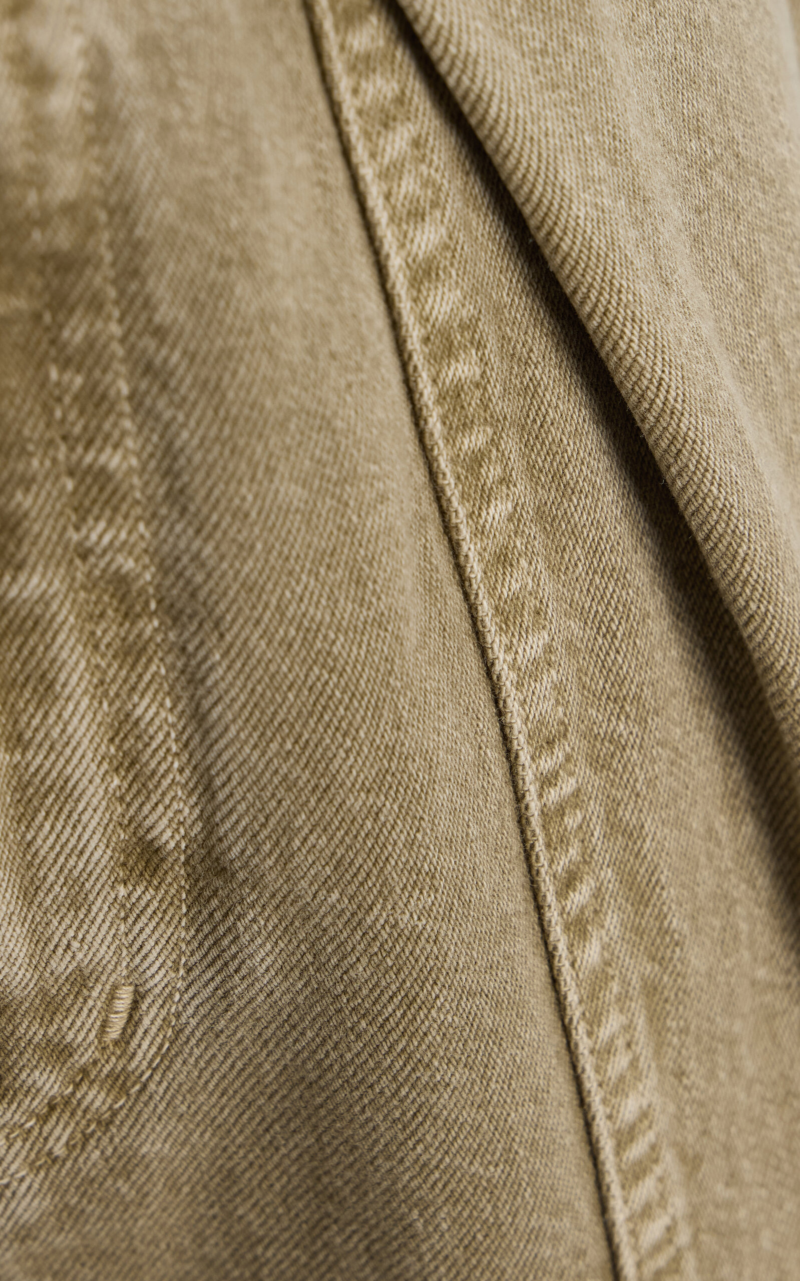 Sefton Cotton Curved-Leg Pants khaki - 5